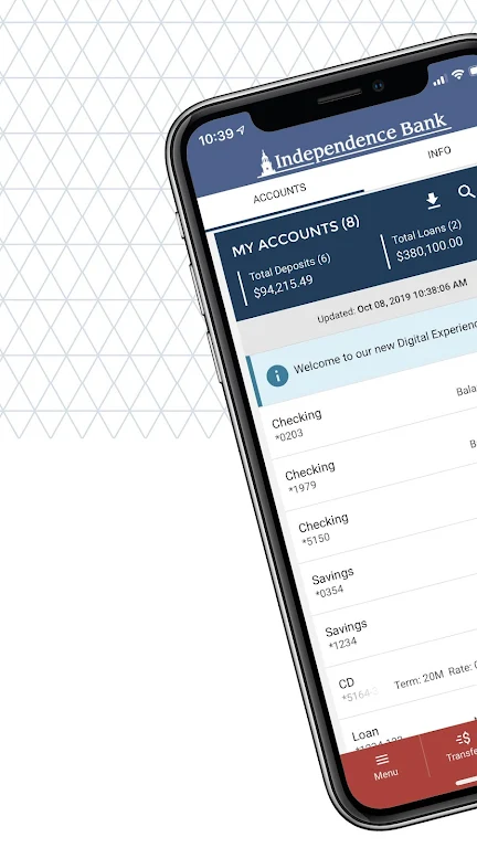 Independence Bank Screenshot 1