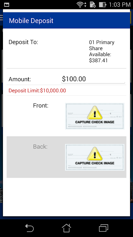 NYMCU Mobile Banking Screenshot 4
