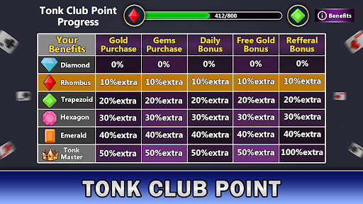 Tonk Online : Multiplayer Card Game Screenshot 3