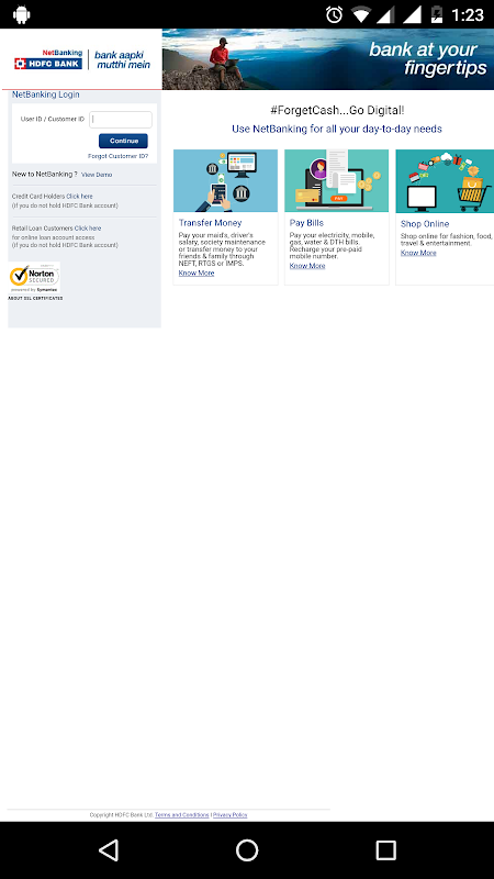 Internet Banking-All Banks Screenshot 2