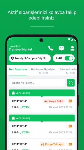 Trendyol Go Market Paneli Screenshot 4