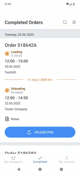 sennder Screenshot 3