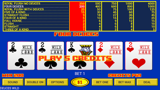 Deuces Wild - Video Poker Screenshot 2