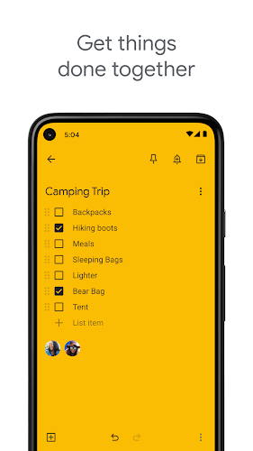 Google Keep Screenshot 2