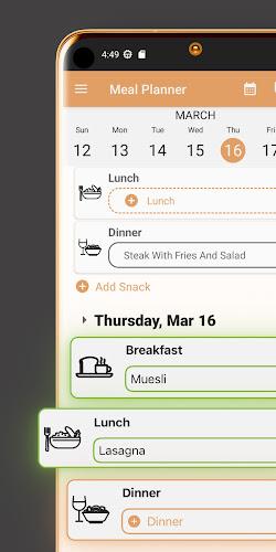 Meal Planner Screenshot 1