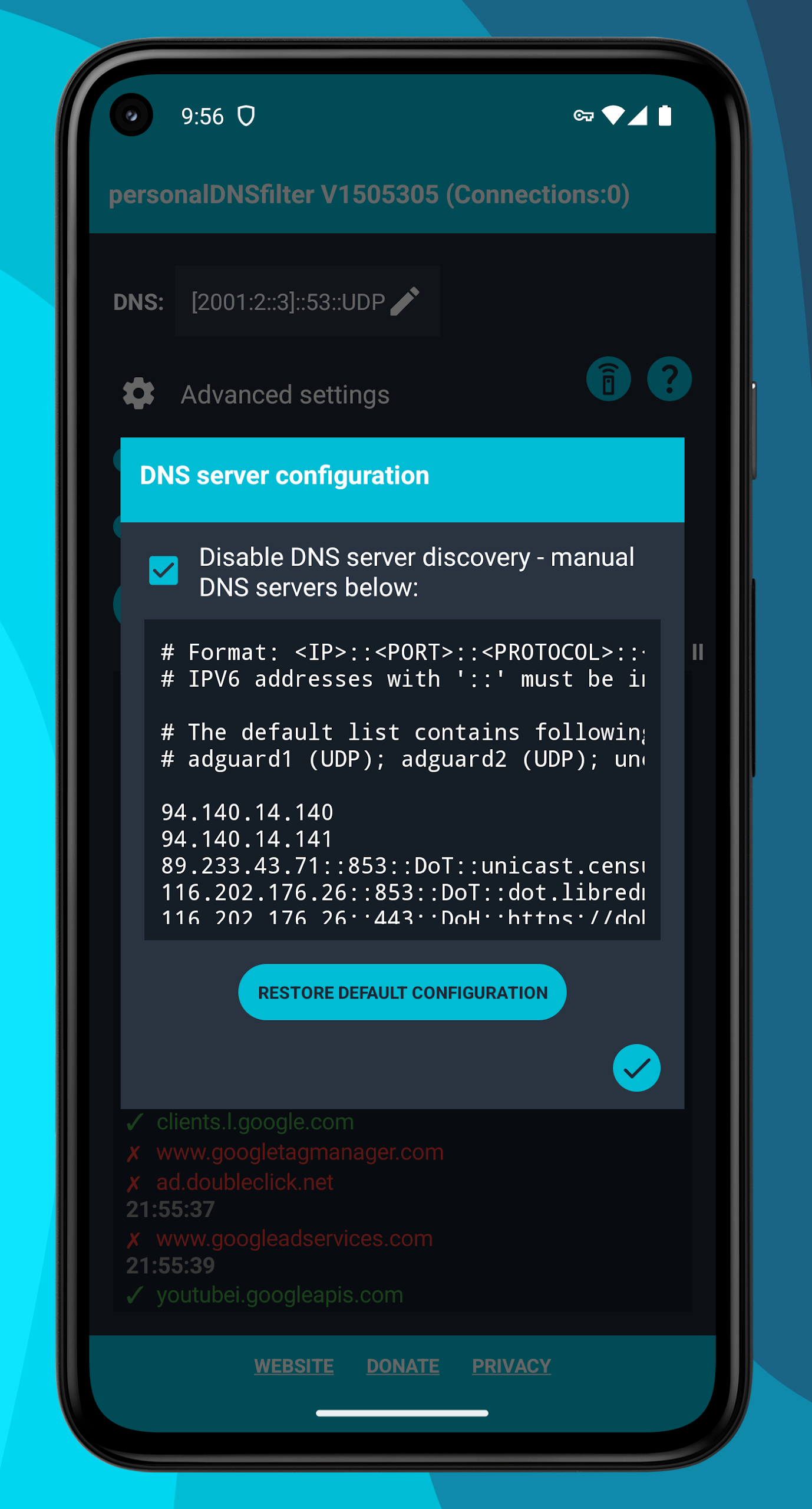 personalDNSfilter Screenshot 3