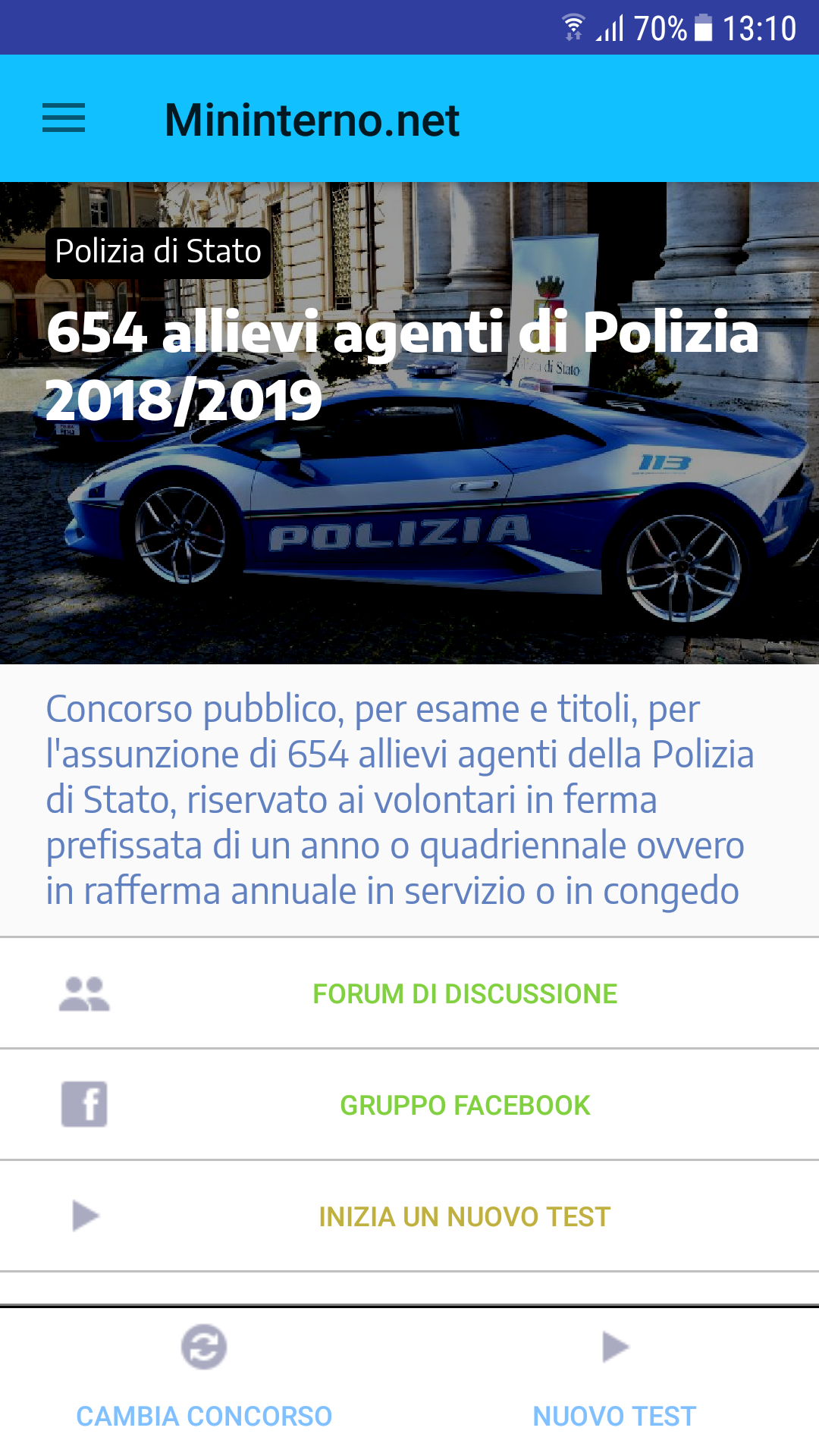 Mininterno Concorsi Screenshot 1