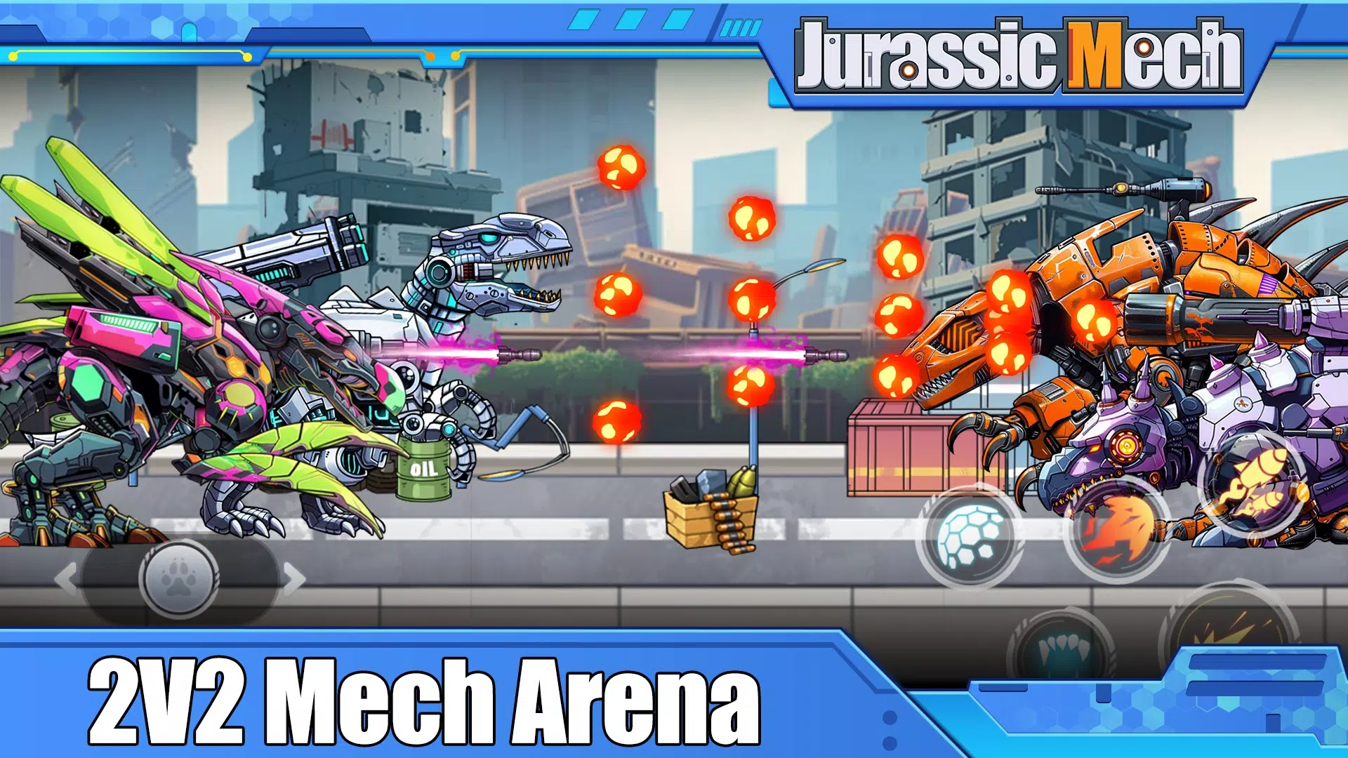 Jurassic Mech: Dinosaur War Screenshot 8