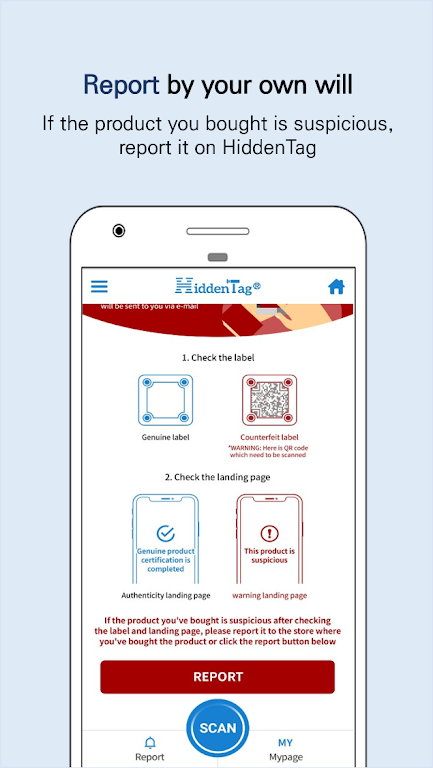 HiddenTag - authenticity check Screenshot 5