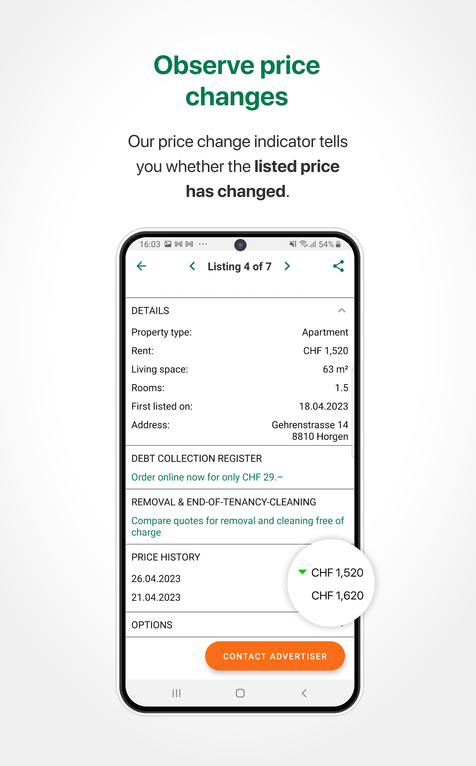 Comparis Property Switzerland Screenshot 3