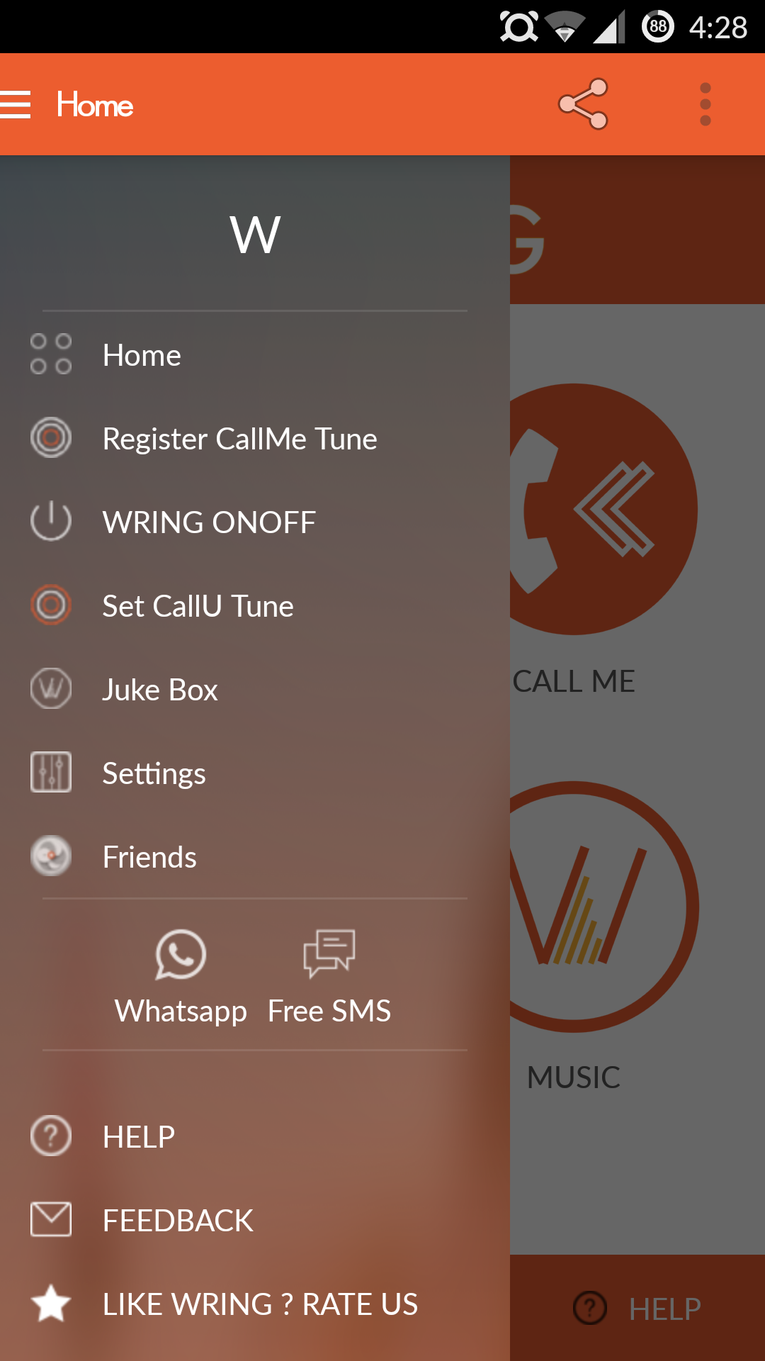 Wring Free Caller Tunes Screenshot 4