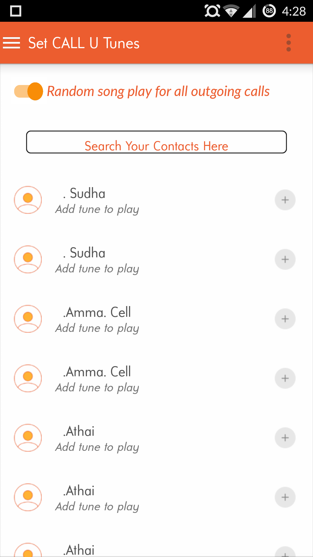 Wring Free Caller Tunes Screenshot 6