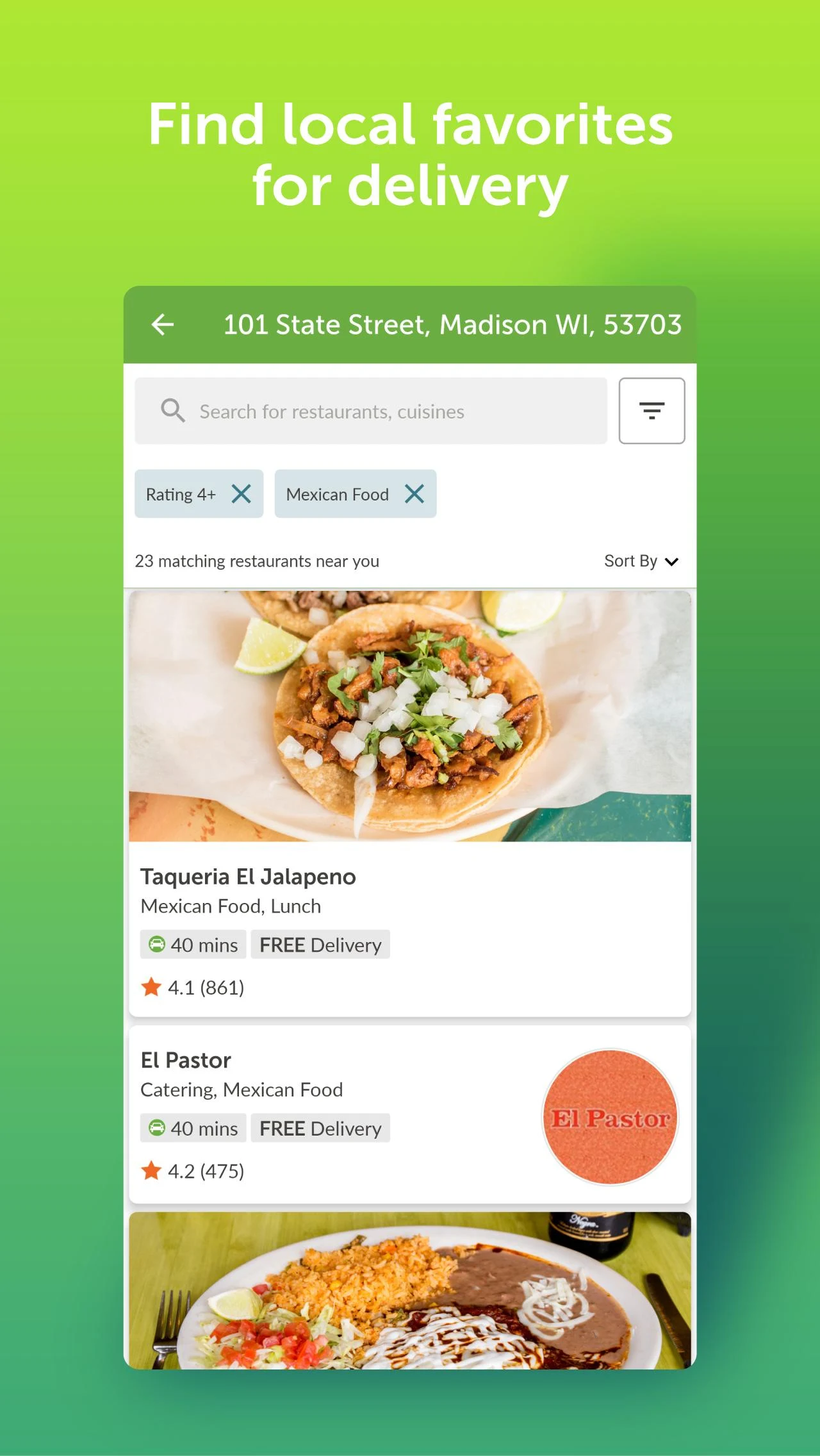 EatStreet Screenshot 2