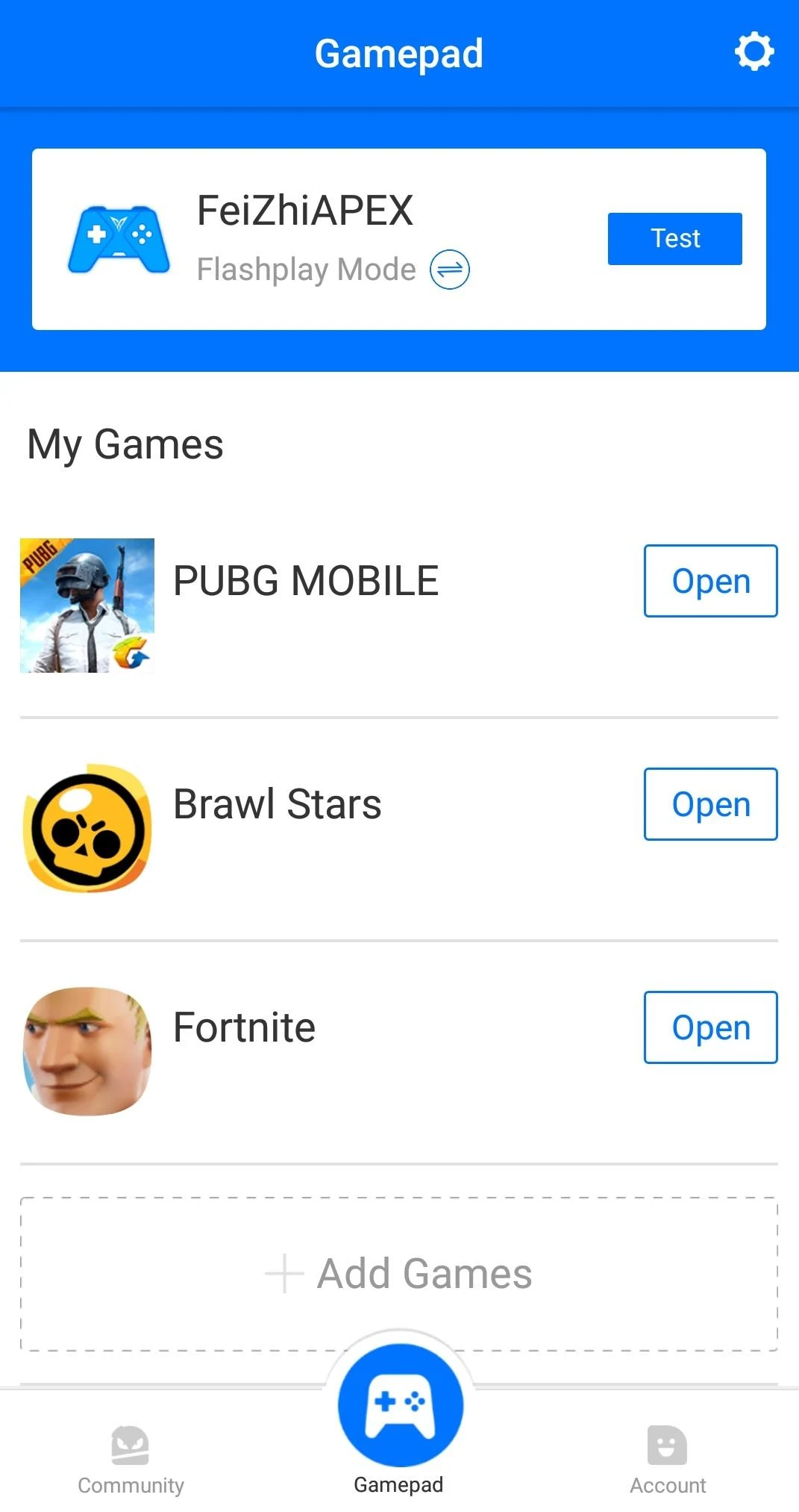 Flydigi Game Center Screenshot 1