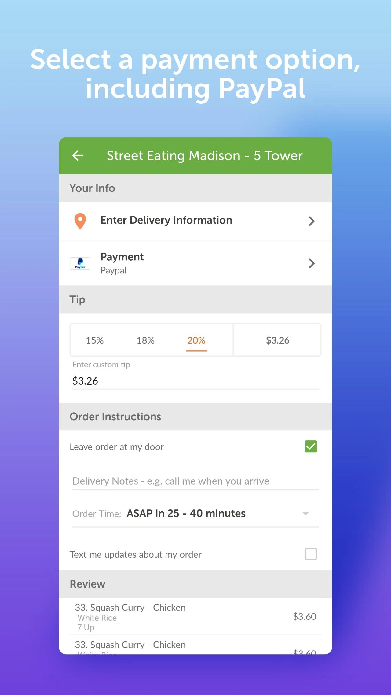 EatStreet Screenshot 4
