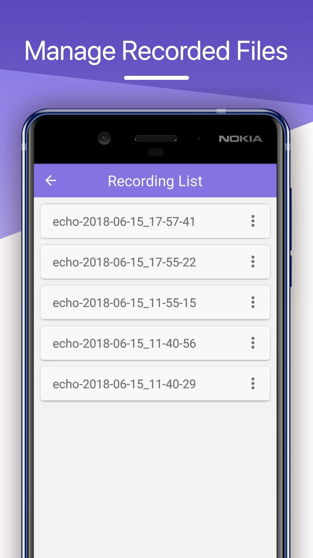 Echo Voice Recorder Screenshot 3