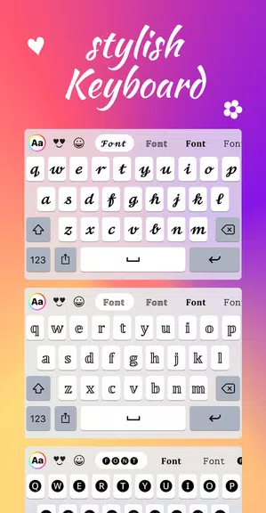 Fonts Keyboard Themes & Emoji Screenshot 1