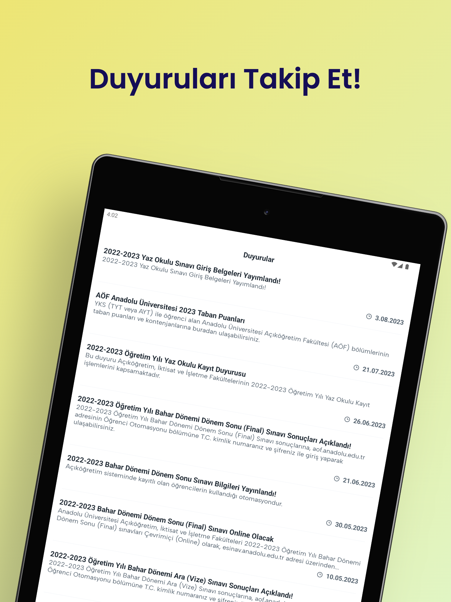 AÖF Soru Screenshot 14