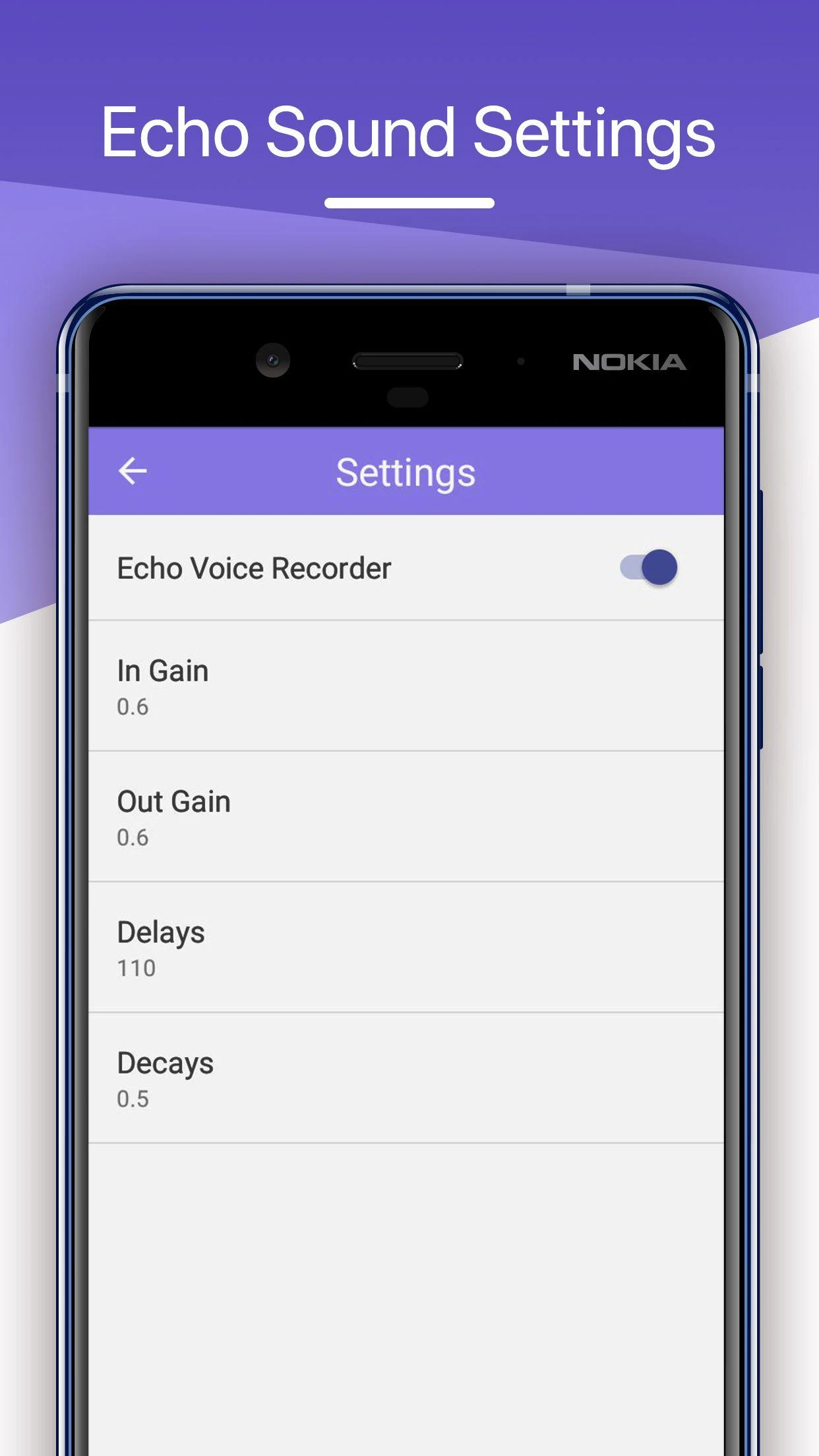 Echo Voice Recorder Screenshot 2