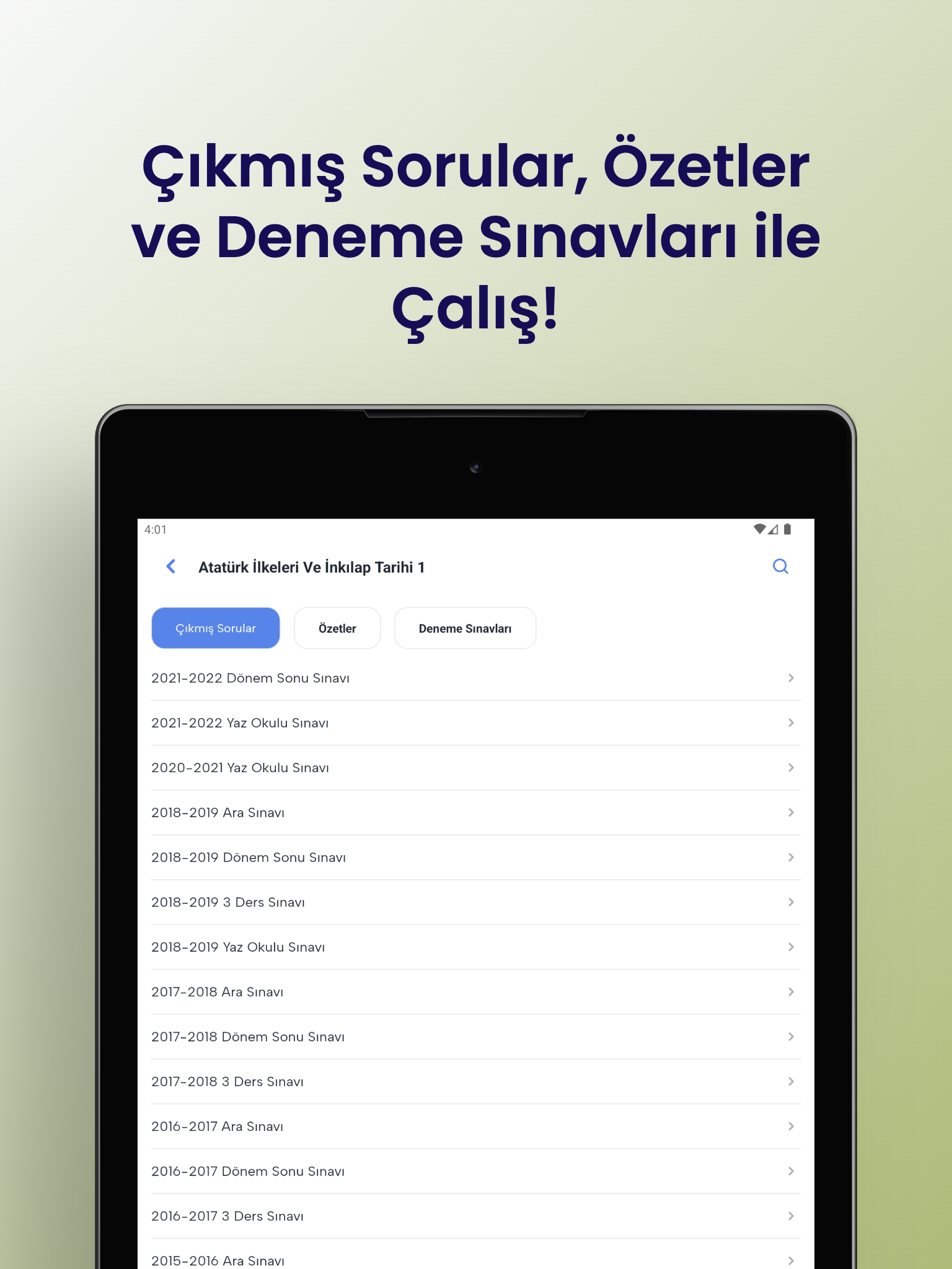 AÖF Soru Screenshot 10