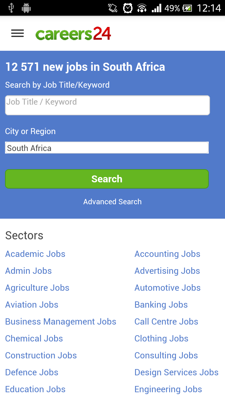 Careers24 Screenshot 2