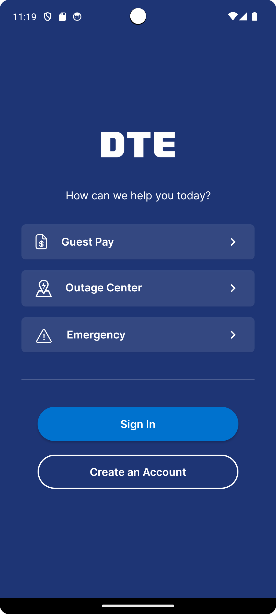 DTE Energy Screenshot 1
