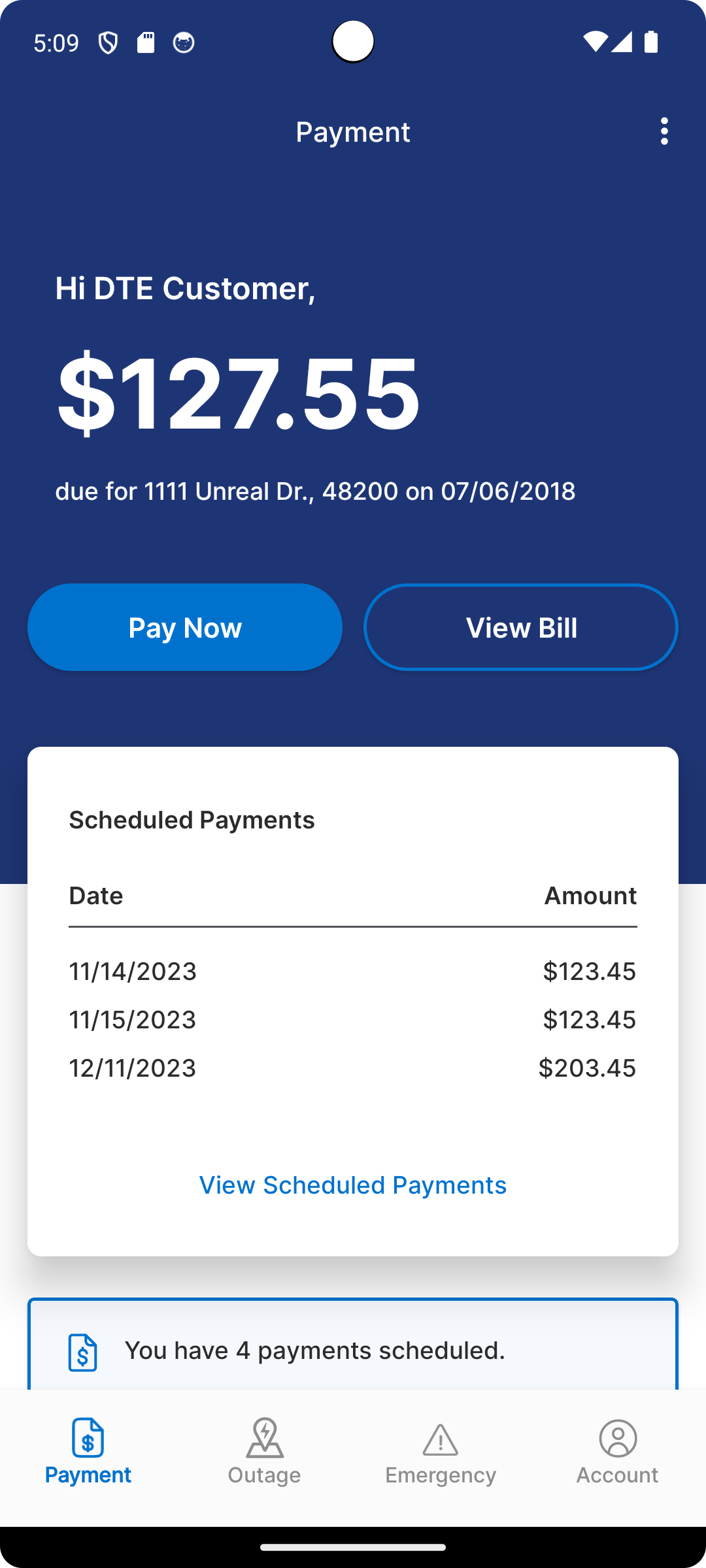 DTE Energy Screenshot 2