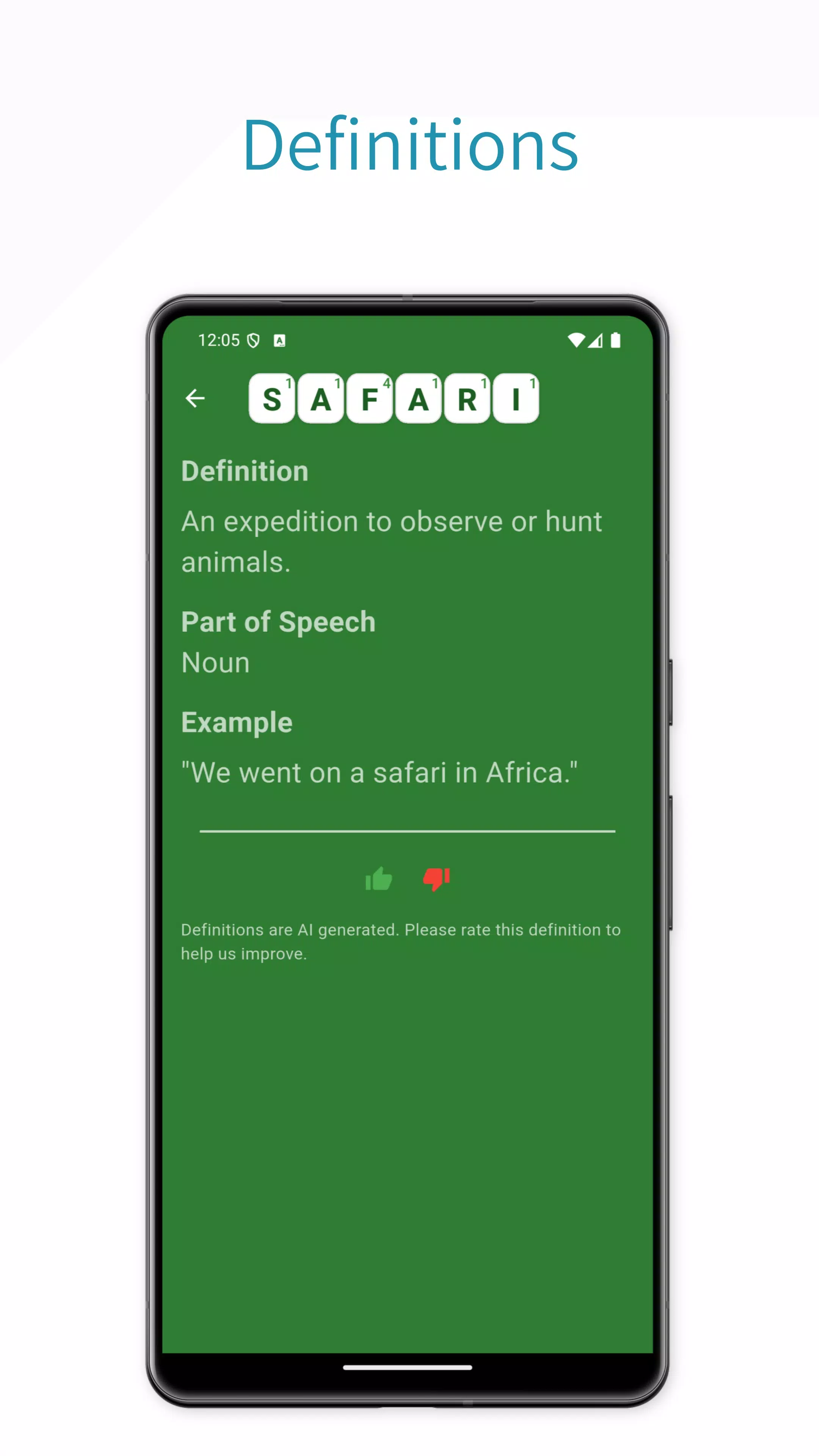 Anagram App Screenshot 3