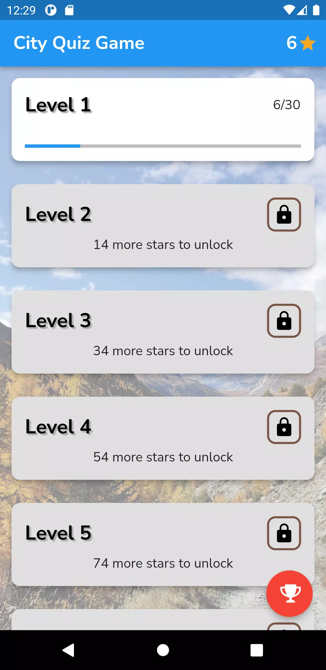 City Quiz Game Screenshot 1