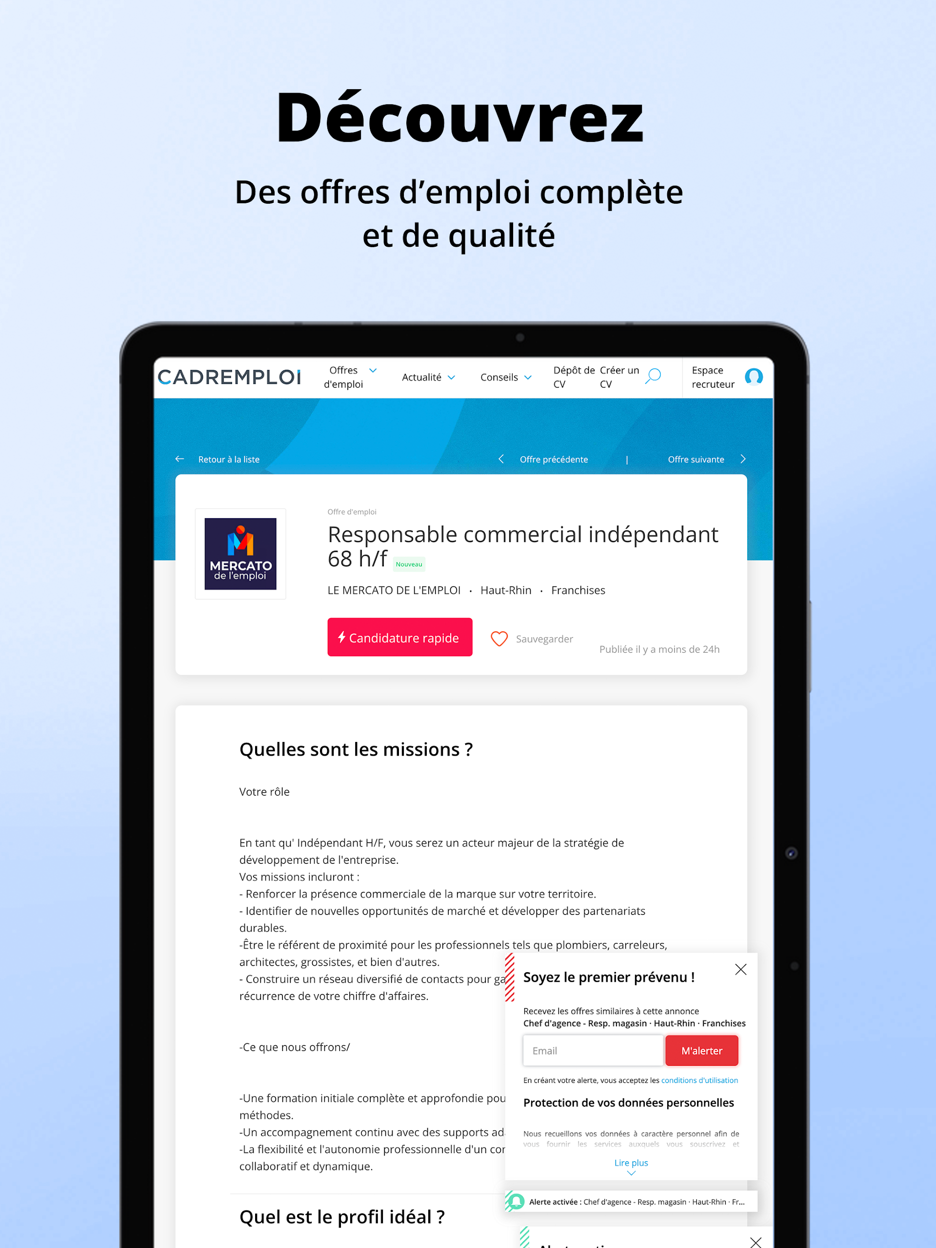 Cadremploi Screenshot 7