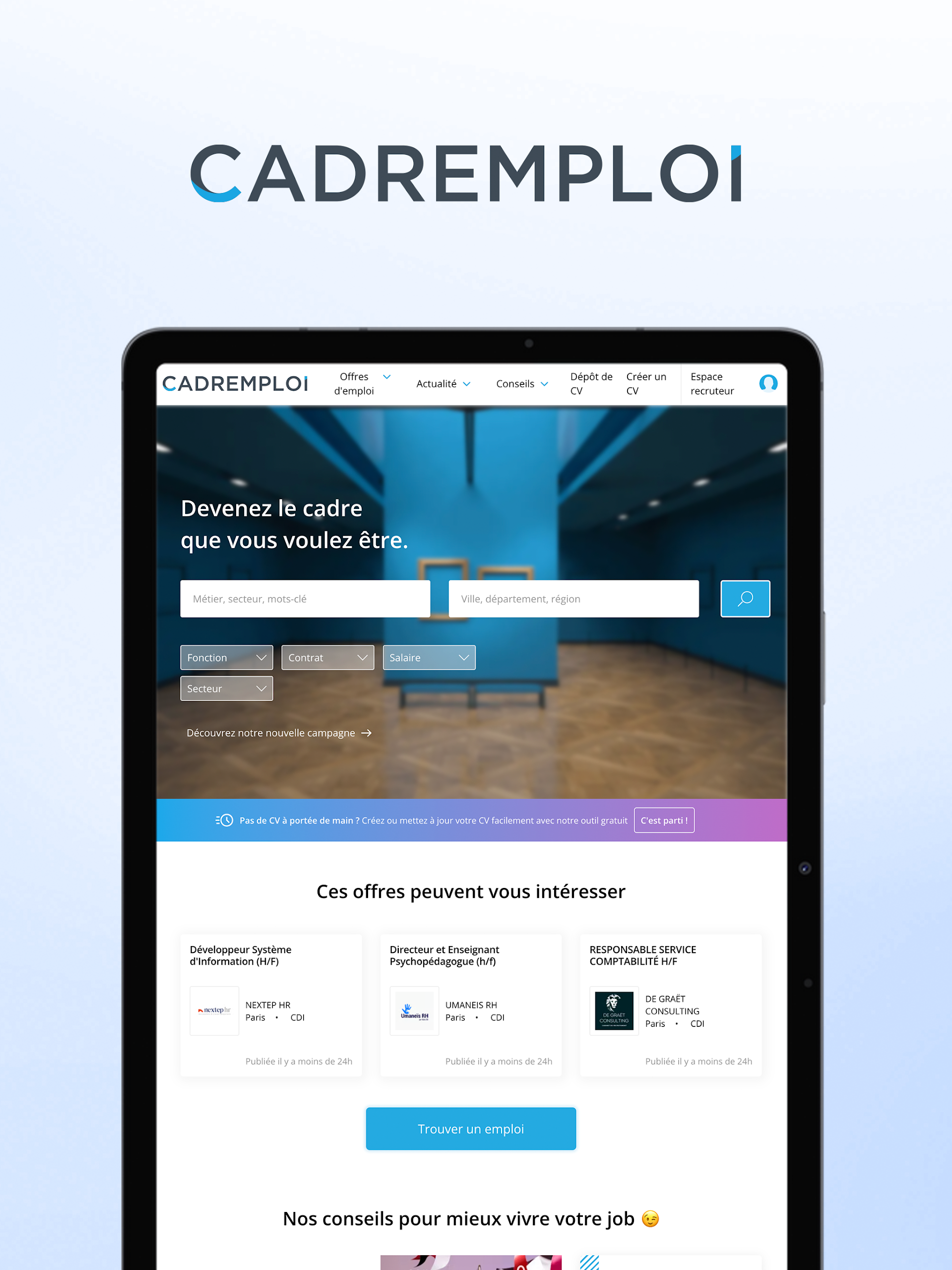 Cadremploi Screenshot 5