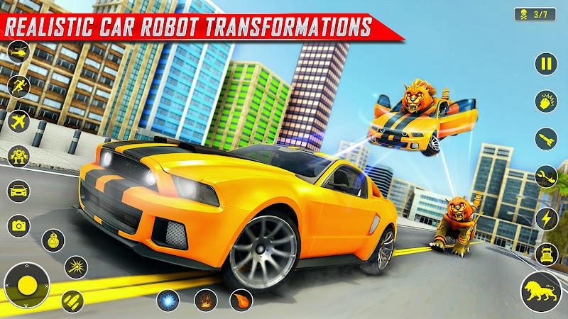 Lion Robot Car Game:Robot Game Screenshot 20