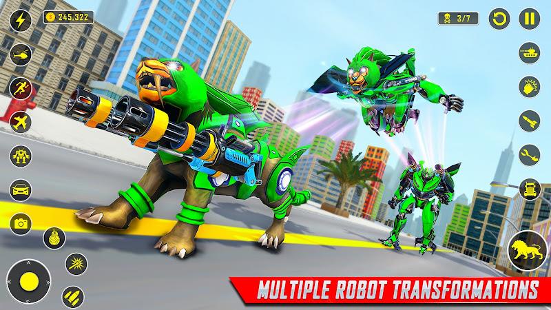 Lion Robot Car Game:Robot Game Screenshot 22