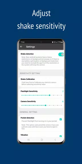 Shake Flashlight & Camera Screenshot 3