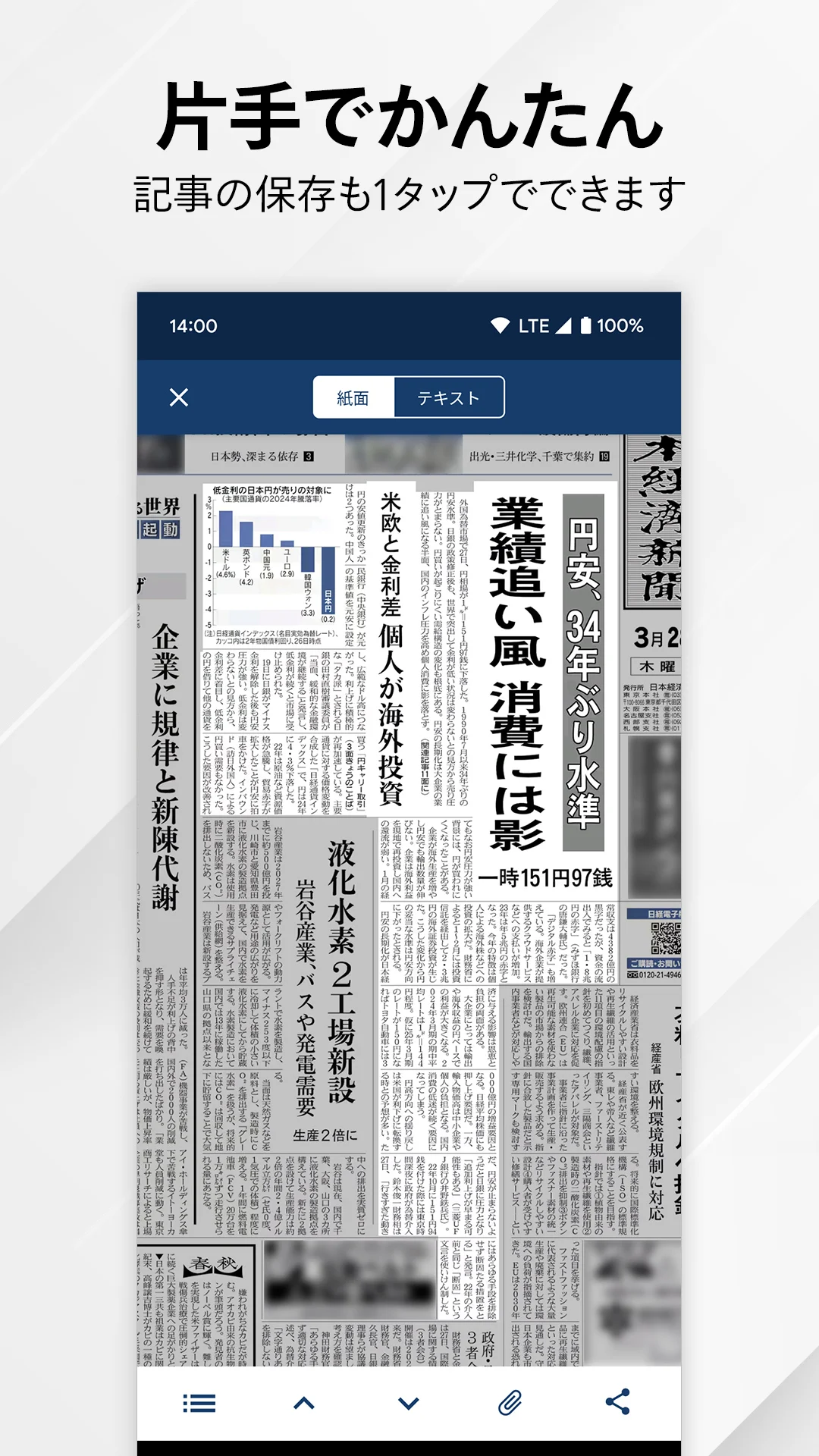 日本経済新聞 Screenshot 2