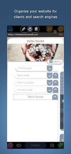 Website Builder for Android Screenshot 1