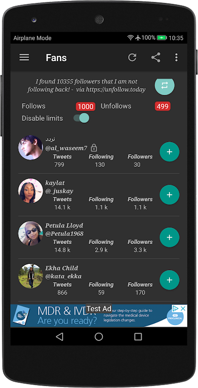 Unfollow Today Screenshot 3