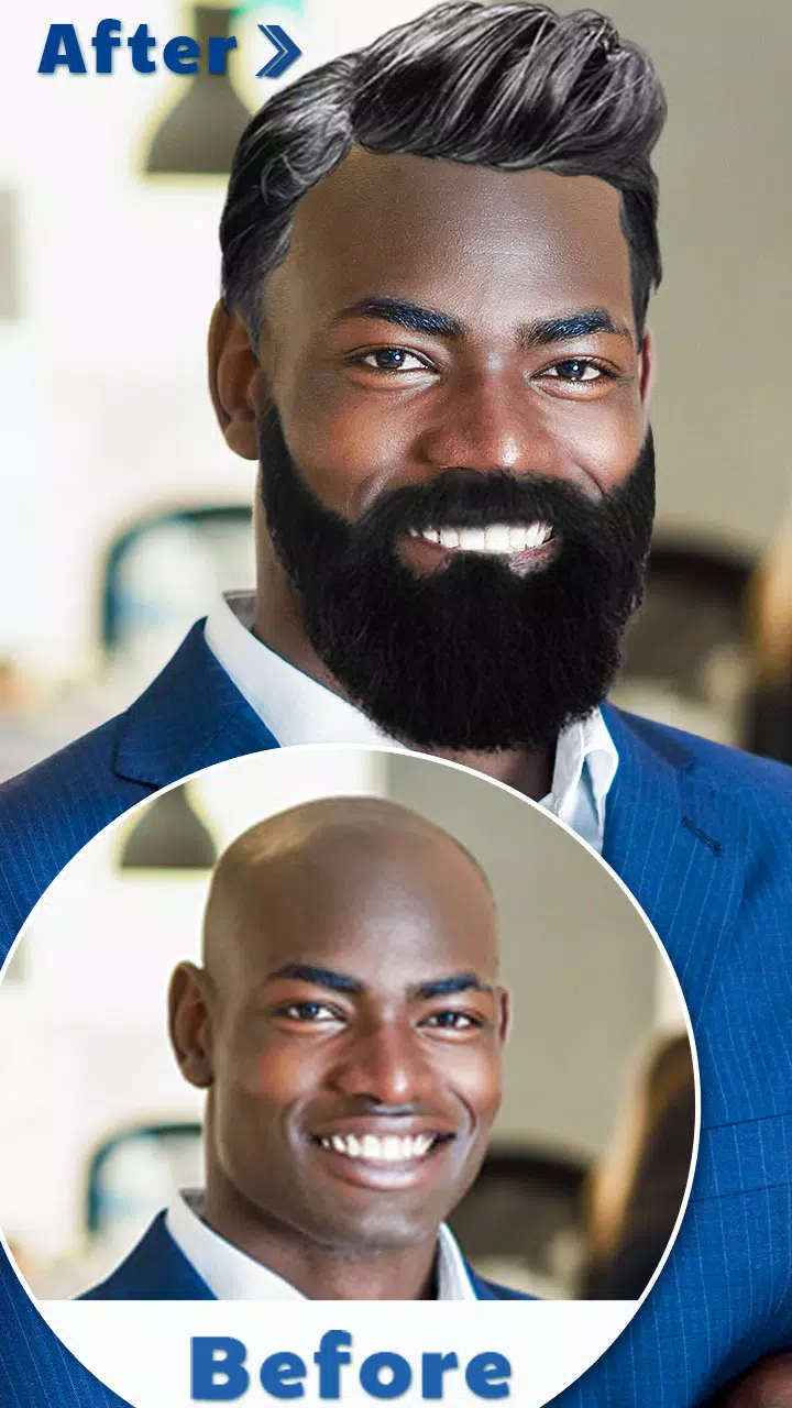 Men Hairstyle and Beard Studio Screenshot 7