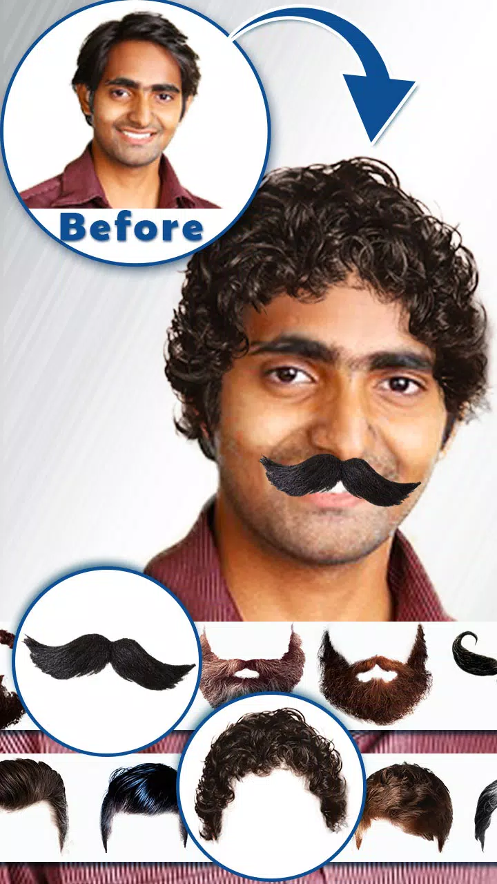 Men Hairstyle and Beard Studio Screenshot 4