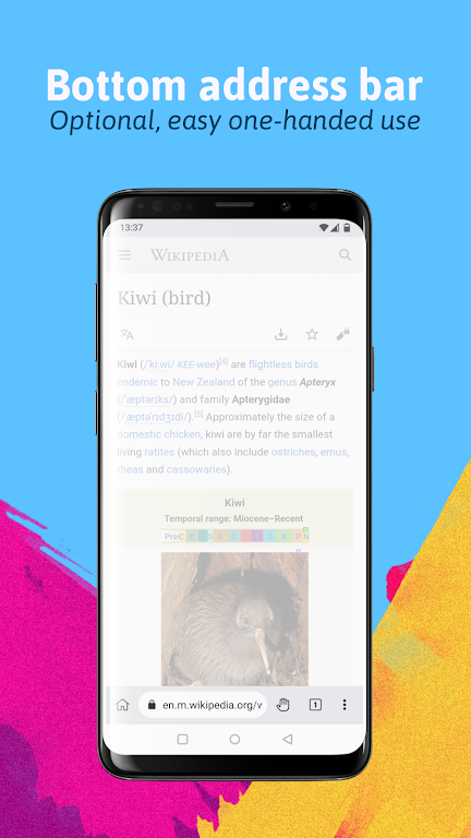 Kiwi Browser Screenshot 1