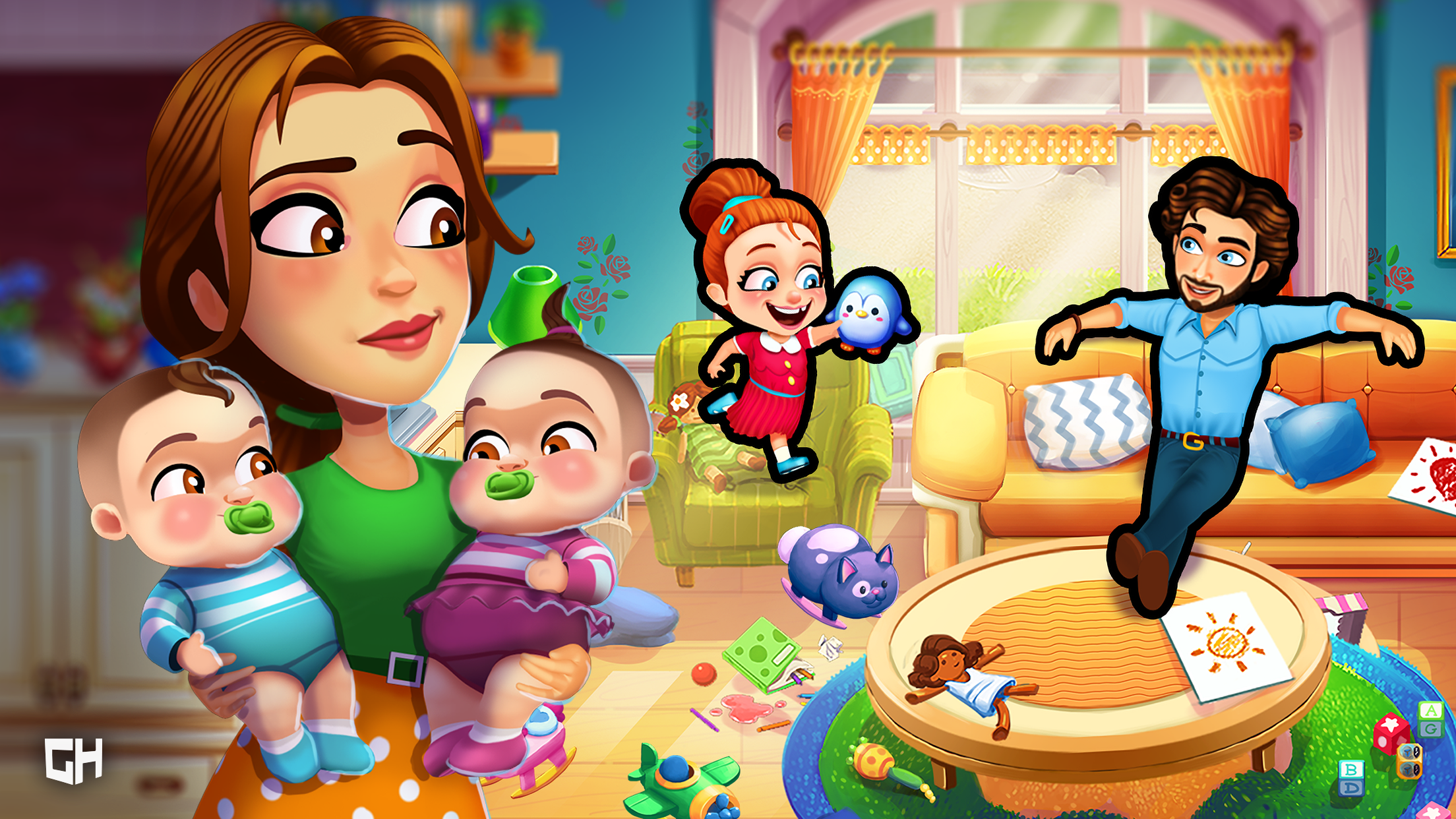 Delicious - Moms vs Dads Screenshot 1