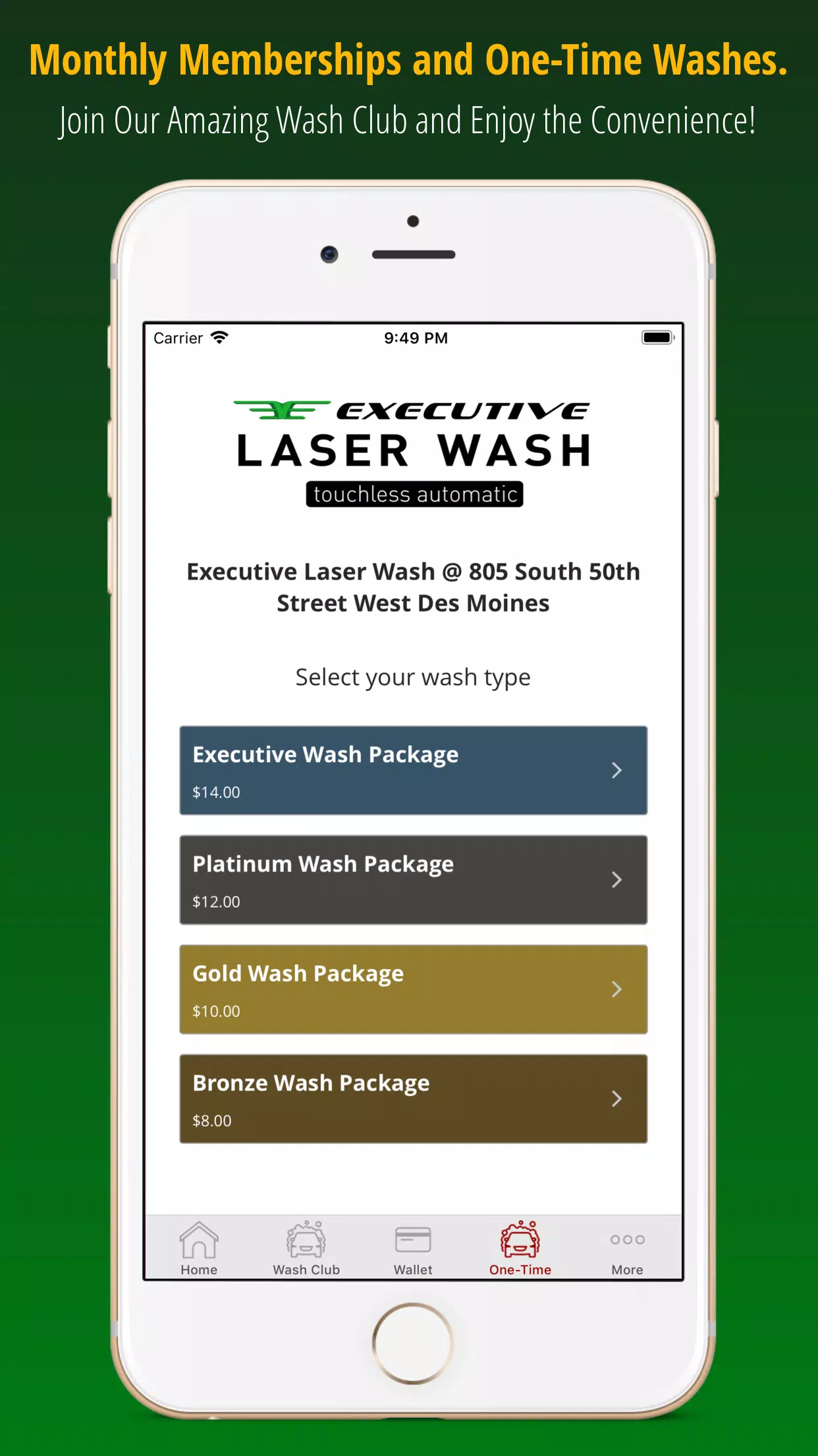 Executive Laser Wash Screenshot 3