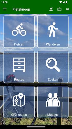 Fietsknoop biking and hiking Screenshot 1