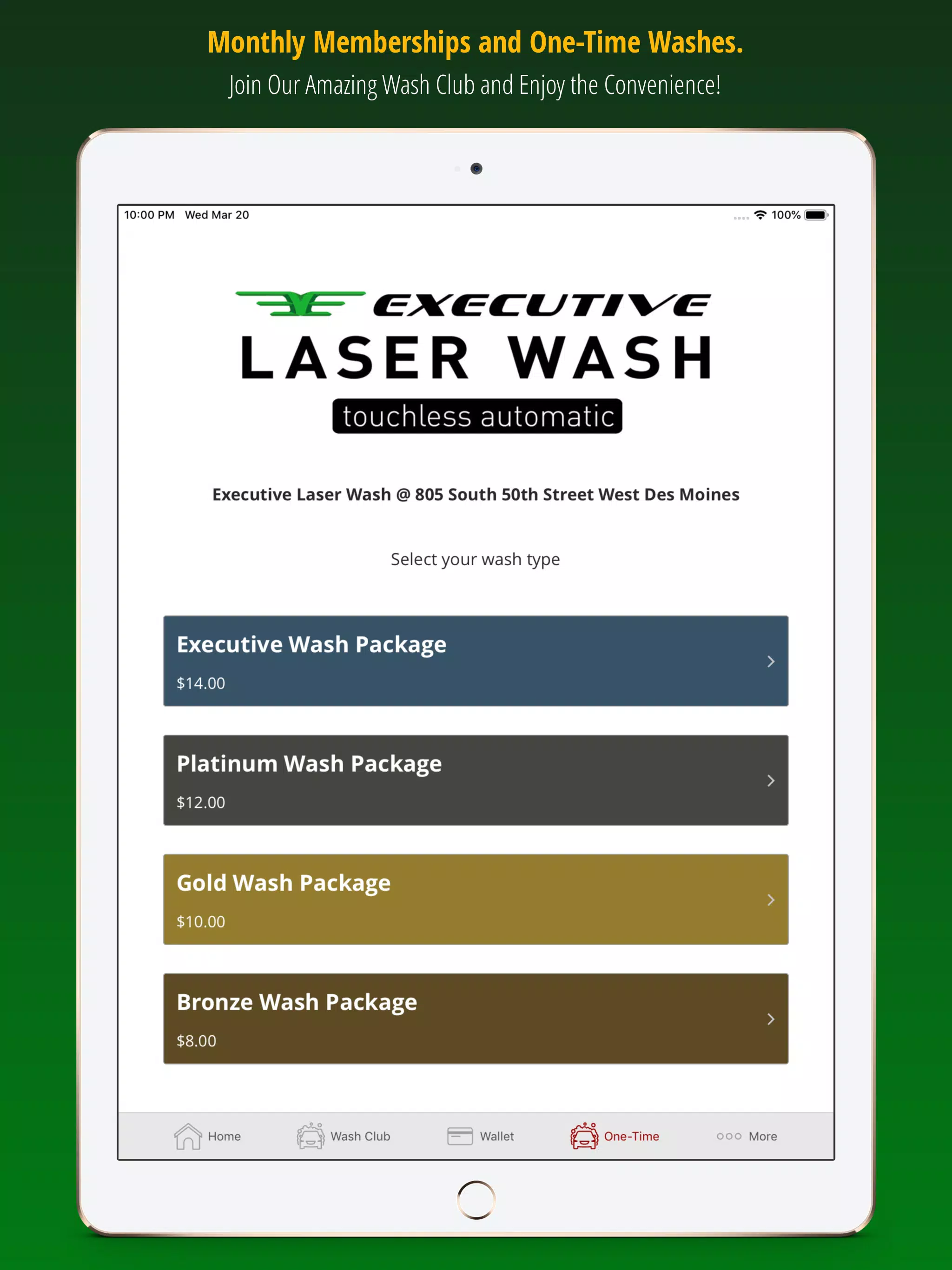 Executive Laser Wash Screenshot 8