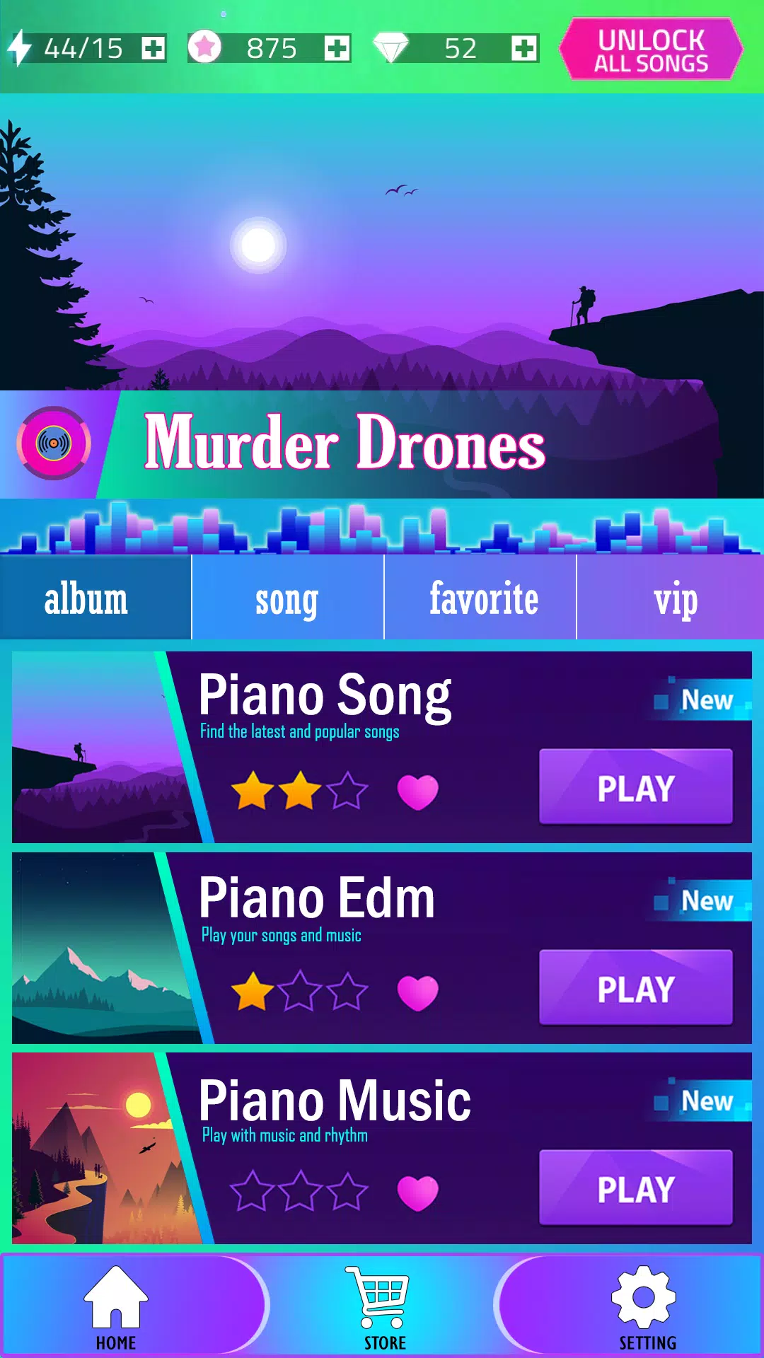 Murder Drones Piano Game Screenshot 1