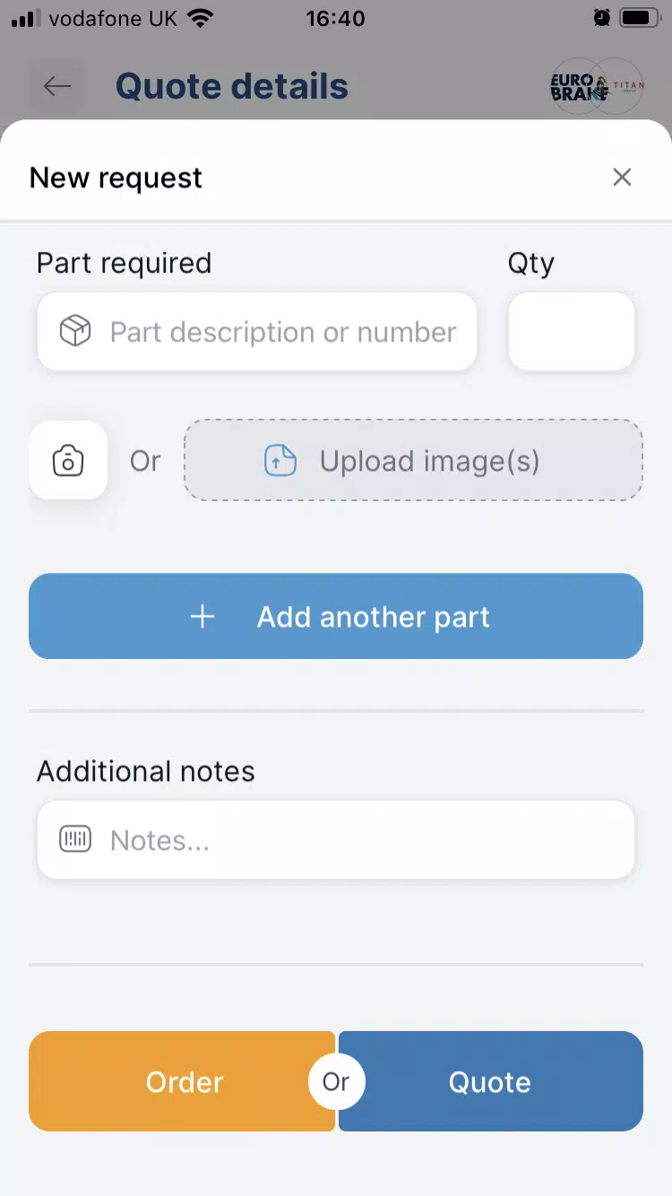 My Parts Locator Screenshot 1