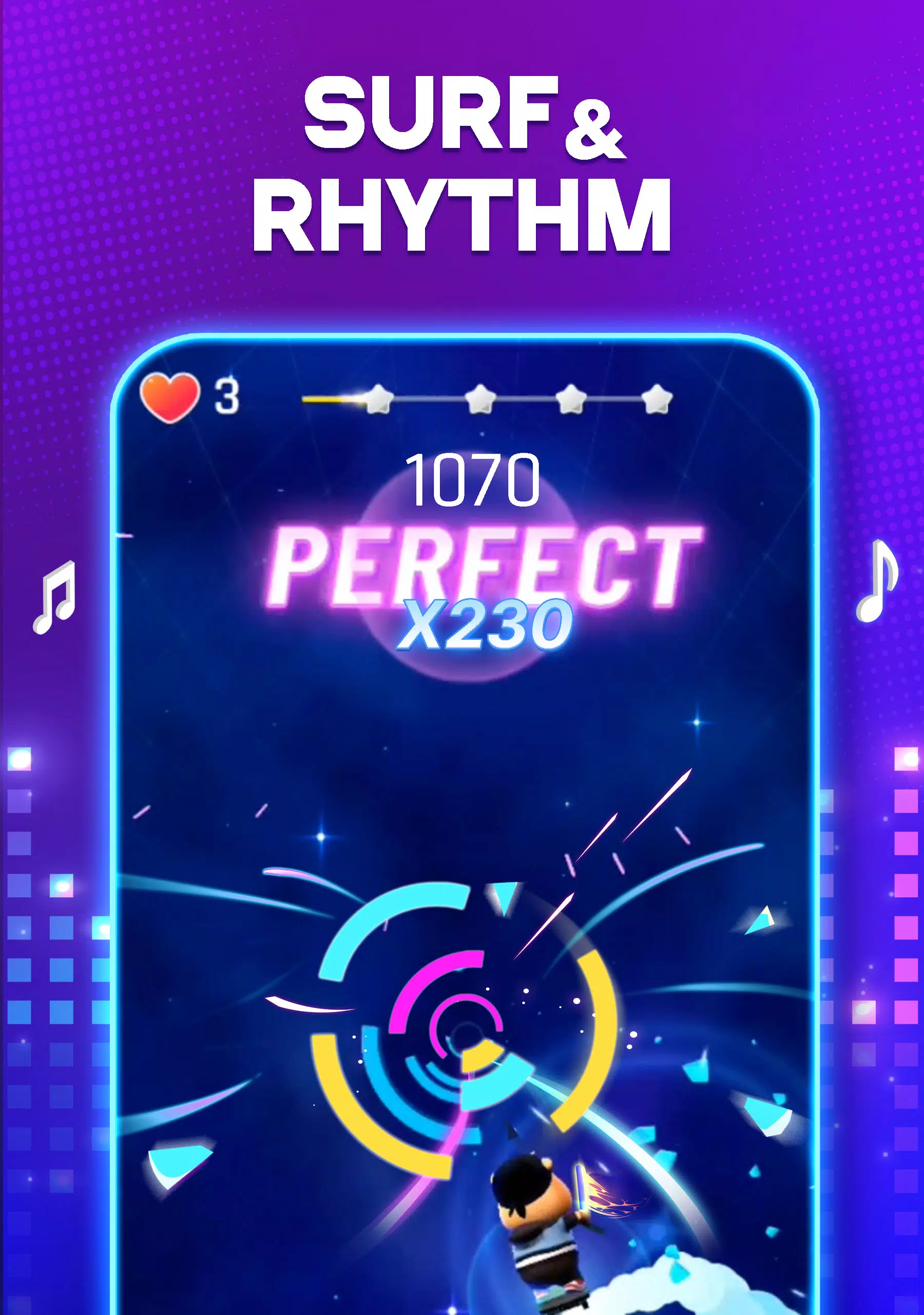 Capy Saber Surf: 3D Dance Rush Screenshot 3