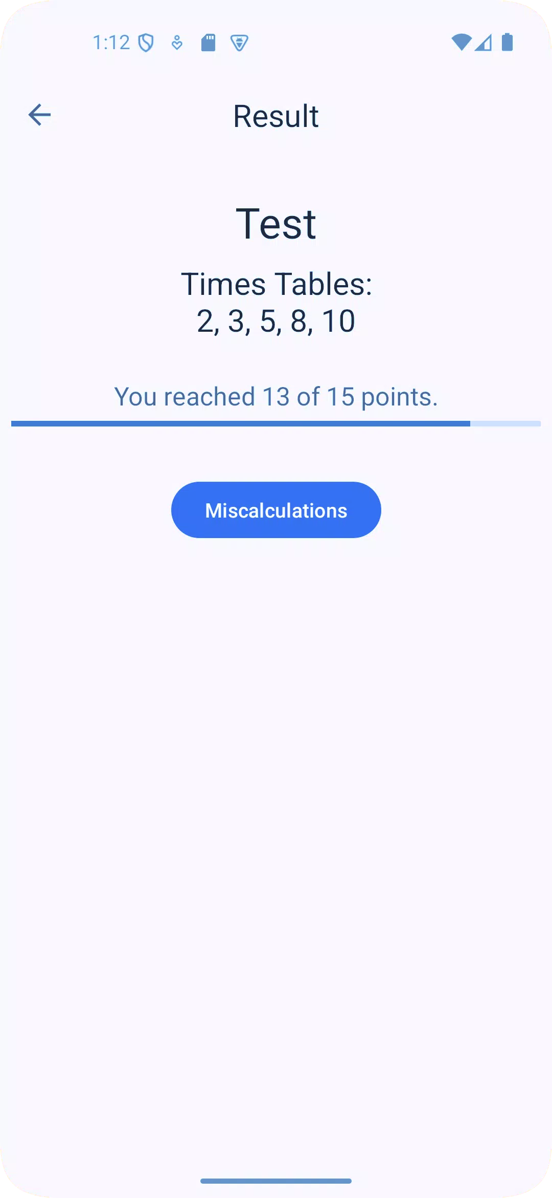 Times Tables Screenshot 5
