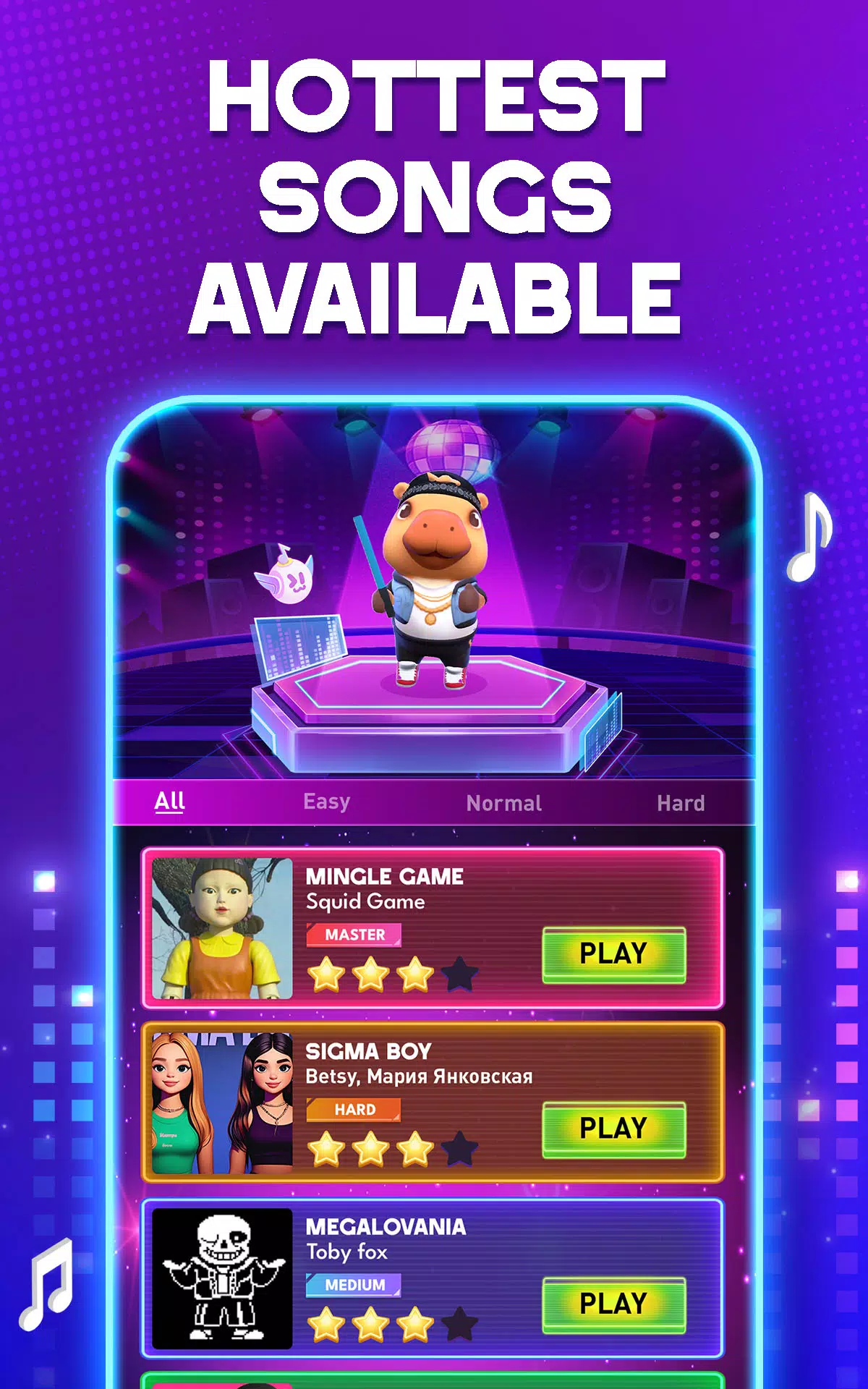 Capy Saber Surf: 3D Dance Rush Screenshot 5