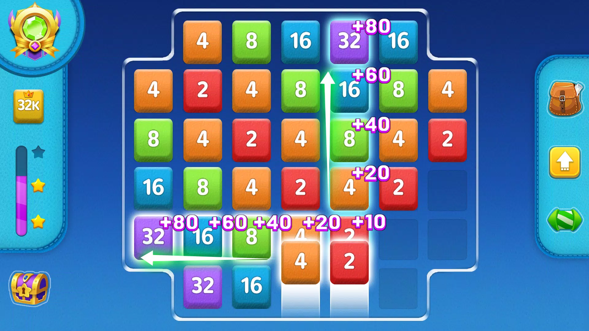 Merge Blocks: 2048 Game Screenshot 6